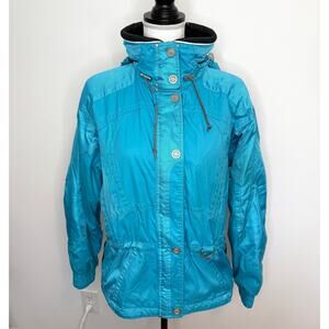 Marker Vintage Ski Snowboard Jacket In Turquoise Blue Size 6